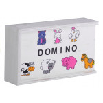 Drevená hra Domino so zvieratami